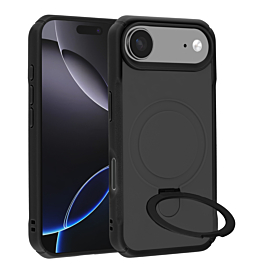 ShockProof Case With MagSafe Kickstand For iPhone Air - Black
