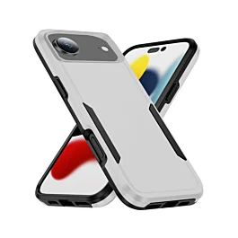 Dual Layer ShockProof Case For iPhone Air - White