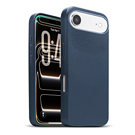 Leather Case For iPhone Air - Blue