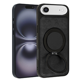 Leather Case with MagSafe Kickstand For iPhone Air - Black