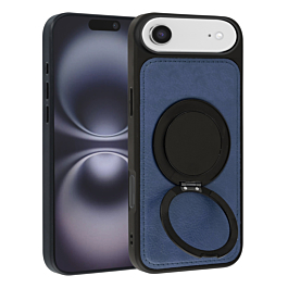 Leather Case with MagSafe Kickstand For iPhone Air - Blue