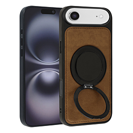 Leather Case with MagSafe Kickstand For iPhone Air - Brown