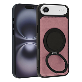 Leather Case with MagSafe Kickstand For iPhone Air - Pink