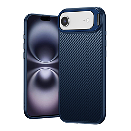 Carbon Fiber Case For iPhone Air - Blue