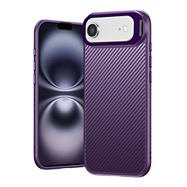 Carbon Fiber Case For iPhone Air - Purple
