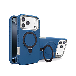 Heavy Duty Case With MagSafe Kickstand For iPhone 17 Pro- Blue