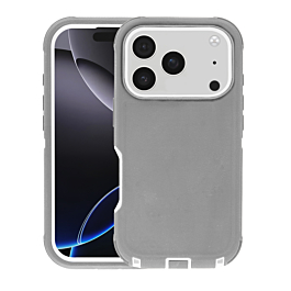 Defender Case For iPhone 17 Pro- Gray