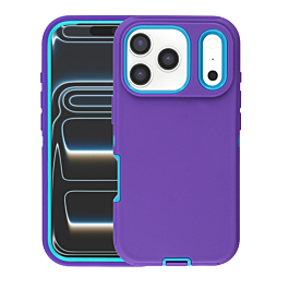 Defender Case For iPhone 17 Pro- Purple