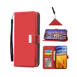 Elegant Folio Case For iPhone 17 Pro- Red