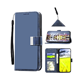 Elegant Folio Case For iPhone 17 Pro Max- Blue