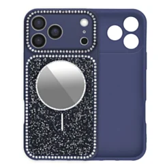 Glitter Shimmer Case For iphone 17 Pro Max- Blue 2