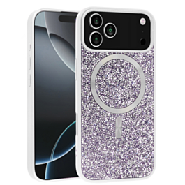 Full Glitter Case For iphone 17 Pro Max- White
