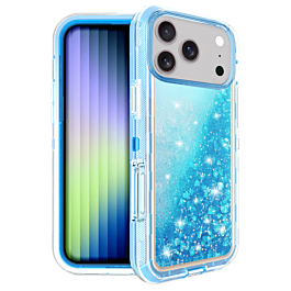 Liquid Glitter Case for iphone 17 Pro- Blue