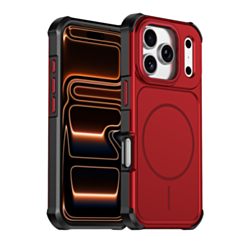 Rugged MagSafe Case for iphone 17 Pro Max- Red