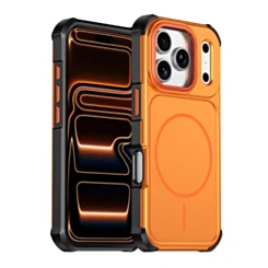 Rugged MagSafe Case for iphone 17 Pro Max- Orange