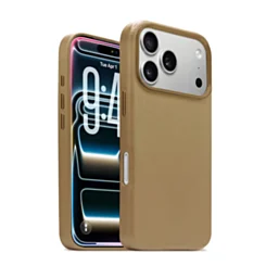 Leather Case with Magsafe for iphone 17 Pro Max- Brown