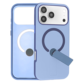 ShockProof Case with Wireless Charging  And Kickstand for iphone 17 Pro Max- Blue