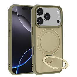 Shock Proof Case With Magsafe Kickstand for iphone 17 Pro Max- Green