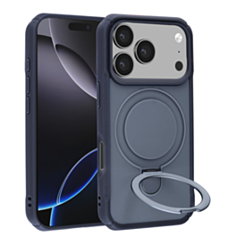 Shock Proof Case With Magsafe Kickstand for iphone 17 Pro Max- Blue