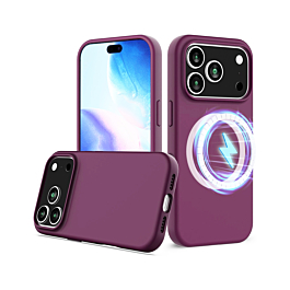 Silicone Case for iphone 17 Pro Max- Plum