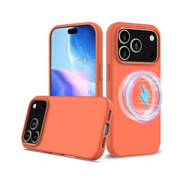 Silicone Case for iphone 17 Pro Max- Orange