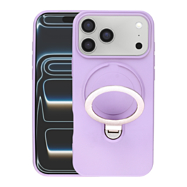 Pastel Case with MagSafe Kickstand for iphone 17 Pro Max- Purple