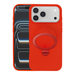 Pastel Case with MagSafe Kickstand for iphone 17 Pro Max- Red