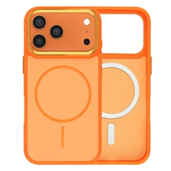 Dual Layer Case With Magsafe for iphone 17 Pro Max- Orange