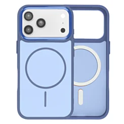 Dual Layer Case With Magsafe for iphone 17 Pro Max- Navy Blue