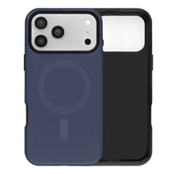Matte Soft Touch case with MagSafe for iphone 17 Pro - Navy Blue