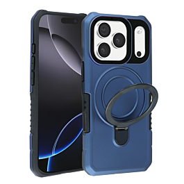 Rugged Shockproof Case With MagSafe Kickstand for iphone 17 Pro - Blue