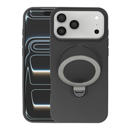 Pastel Case With MagSafe Kick Stand for iphone 17 Pro - Black