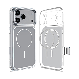 Premium Clear Case with MagSafe for iphone 17 Pro - White