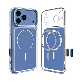 Premium Clear Case with MagSafe for iphone 17 Pro - Blue