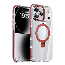Gloss Case with MagSafe Kickstand for iphone 17 Pro - Red