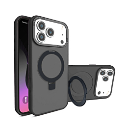 Matte Case with MagSafe Kickstand for iphone 17 Pro - Black