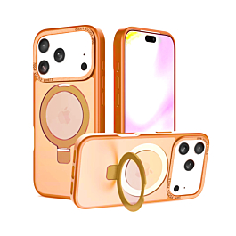 Matte Case with MagSafe Kickstand for iphone 17 Pro - Orange