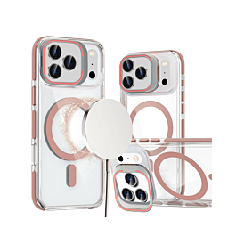 Gloss Case with MagSafe Camera Kickstand for iphone 17 Pro - Pink