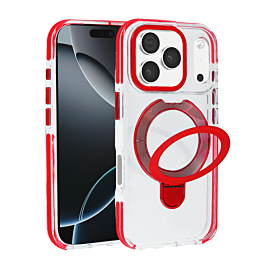 Gloss Case with MagSafe Kickstand for iphone 17 Pro - Red