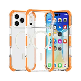 TPU Mesh Case with MagSafe for iphone 17 Pro - Orange