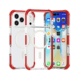 TPU Mesh Case with MagSafe for iphone 17 Pro - Red
