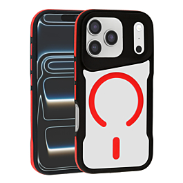 Frosted Matte Case with MagSafe for iphone 17 Pro - Red
