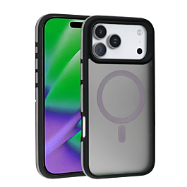 Matte Bi Color Case with MagSafe for iphone 17 Pro - Light Purple