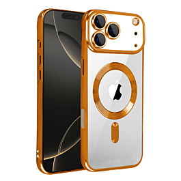 Shiny Case With MagSafe for iphone 17 Pro - Orange