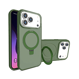 Matte Case with Magsafe Kickstand for iphone 17 Pro Max - Green