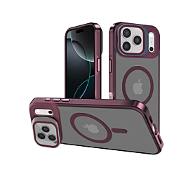 Matte Case with Camera Kickstand for iphone 17 Pro Max - Deep Purple