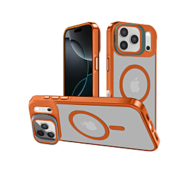 Matte Case with Camera Kickstand for iphone 17 Pro Max - Orange