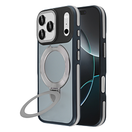 Matte Case with Magsafe Kickstand for iphone 17 Pro Max - Silver