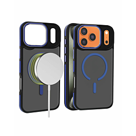 Smoked Matte case with Magsafe for iphone 17 Pro Max - Blue