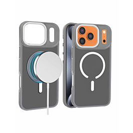 Smoked Matte case with Magsafe for iphone 17 Pro Max - Gray